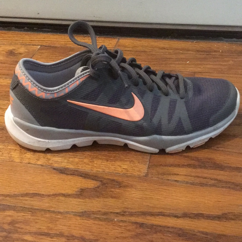 Dark gray Nike sneakers